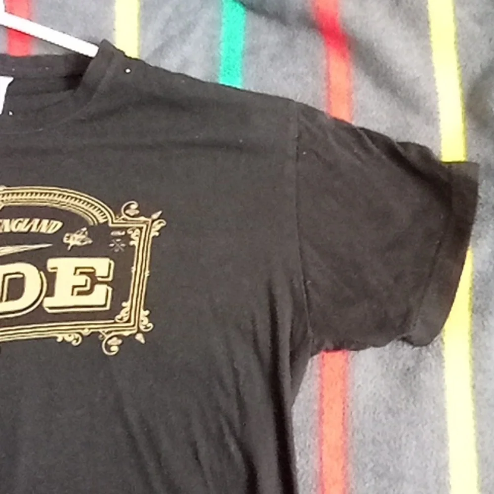 Mens Sols Large Black Gold Graphic T-Shirt - Picture 4 of 7